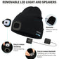 🔥🔥Last Day Promotion 49% OFF!💡3-in-1 Function Bluetooth Beanie❄️🧢