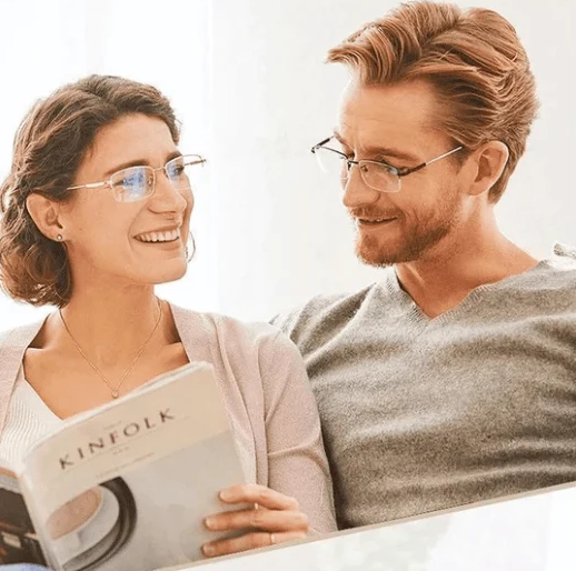 🎉Buy 1 Get 1 Free🎉 Sapphire high hardness anti-blue progressive Far And Near Dual-Use Reading Glasses