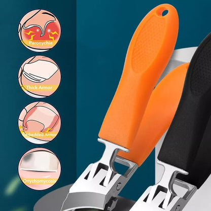 ⏰LAST DAY SALE 49% OFF🔥Wide Jaw Opening Anti-Splash Slanted Nail Clipper