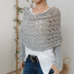 💥Buy 2 Get 10% Off💥Women’s Knitted Cut-Out Shawl Poncho Wrap-2