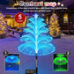 🎁Last Day Promotion 49% OFF🎄7 Color Changing Solar Christmas Trees Lights