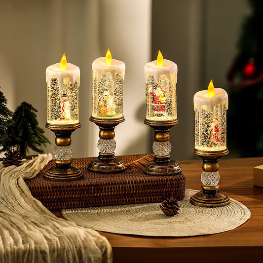 🎅Hot Promotion 49% Off🎅Christmas Candle Night Light🕯️