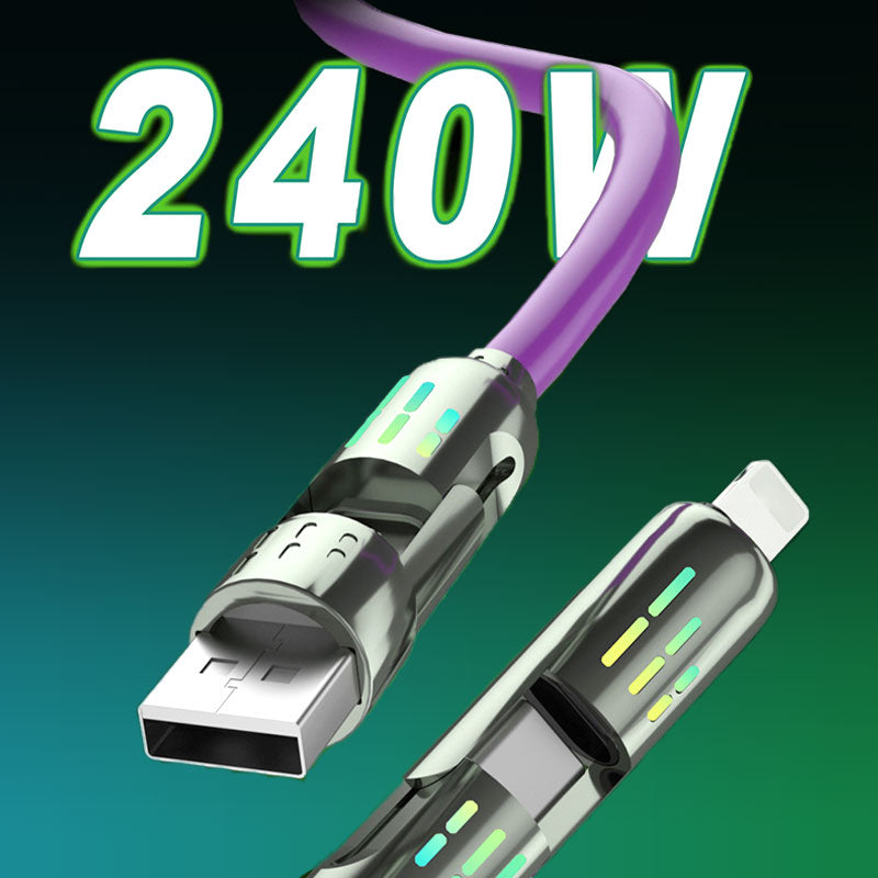 🎁Buy 2 Get 1 Free📲240W⚡ 4-in-1 USB Cable-3