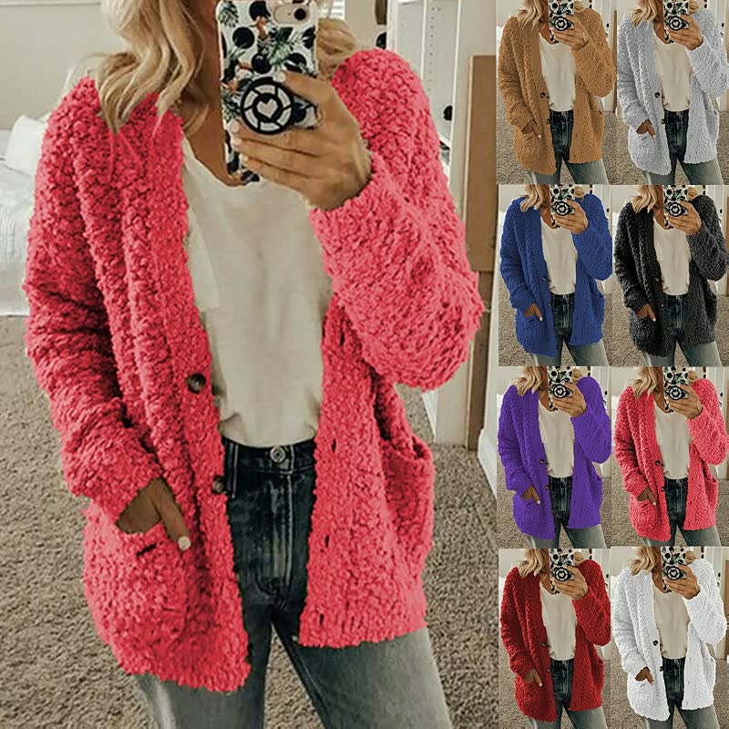 ⭐HOT SALE 49% OFF🌹Autumn And Winter Cardigan Casual Short Jacket-3