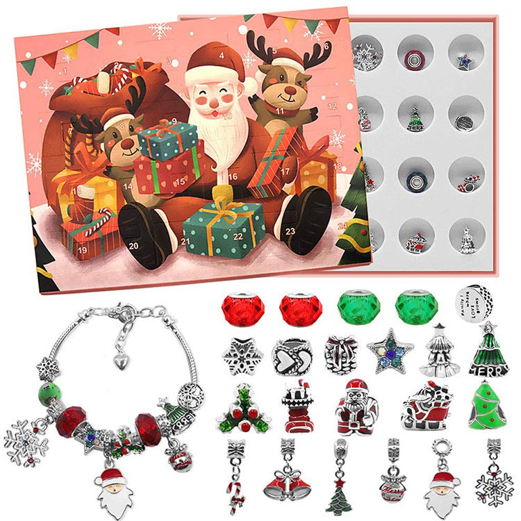 🎉Buy 2 Get 18% Off🎅DIY Christmas Advent Calendar Bracelets Set-12