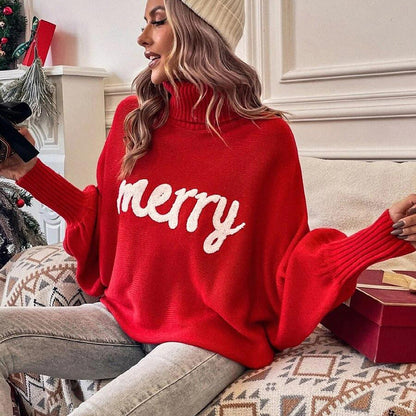 🔥Early Winter Discount-49% OFF🎄🎅The best Christmas gift -merry turtleneck sweater