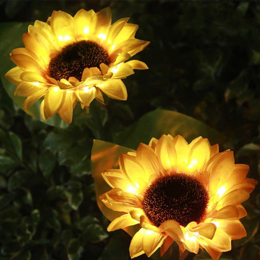 💥This week's special Sales - 💕🎁 - Waterproof Sunflower Solar Garden Stake Lights